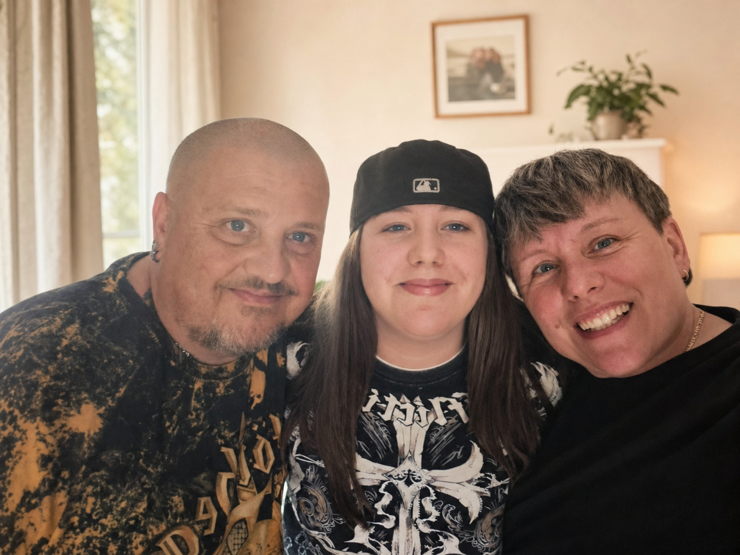 Charly spending time with her family